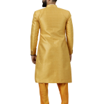 Stunning Yellow Banarasi Brocade Achkan for Men | Father-Son Combo | Grooms & Weddings | Jaipurio